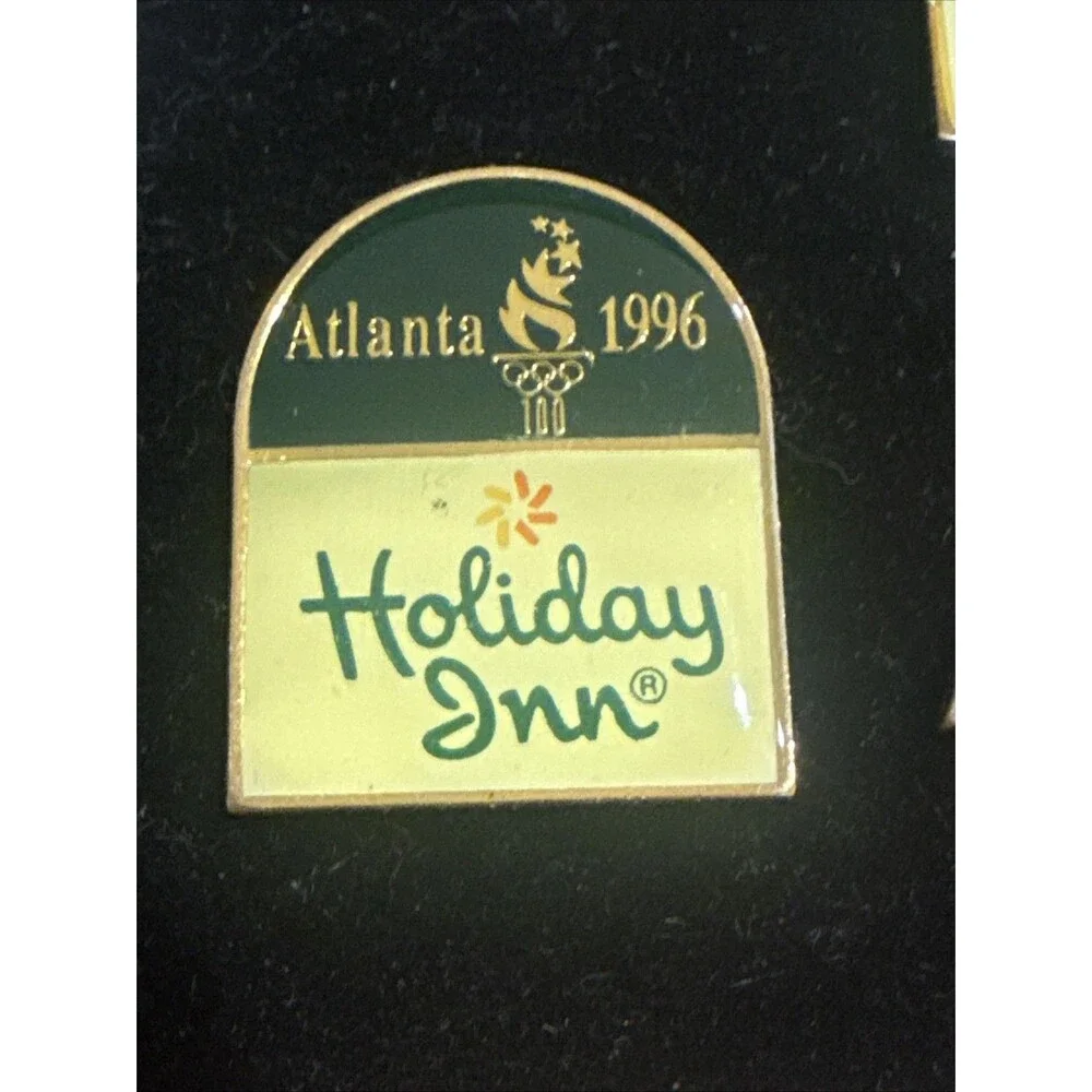 Lot Of 9 Holiday Inn Olympics Pin 1996 Select Vintage W/ Box Case Express BASS